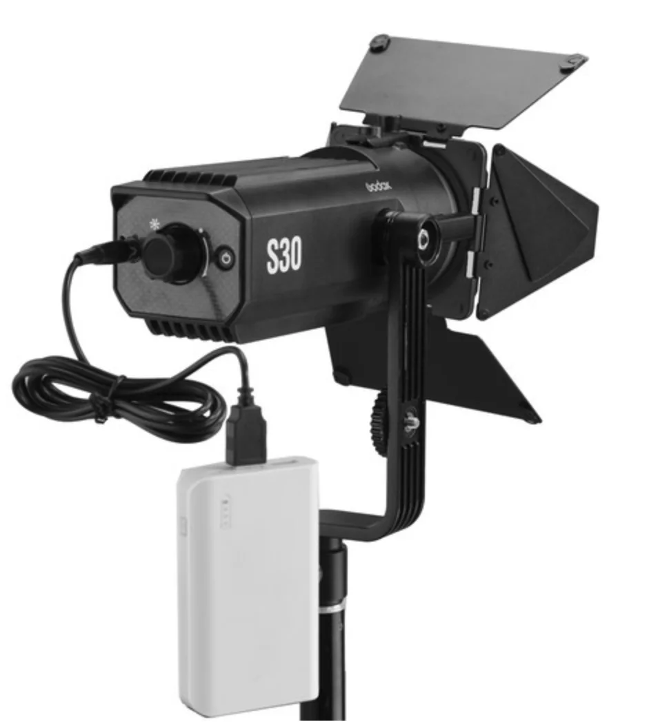 Godox S30 LED 초점 LED 조명, 사진 스튜디오 사진 스튜디오용 초점 조명, 유튜브 라이브 PK Godox S60