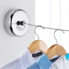 Stainless Steel Wall-mounted Clothes Line Windproof 2.8m Adjustable Strength Nylon Durable Non-slip Drying Rack Rope Laundry 1