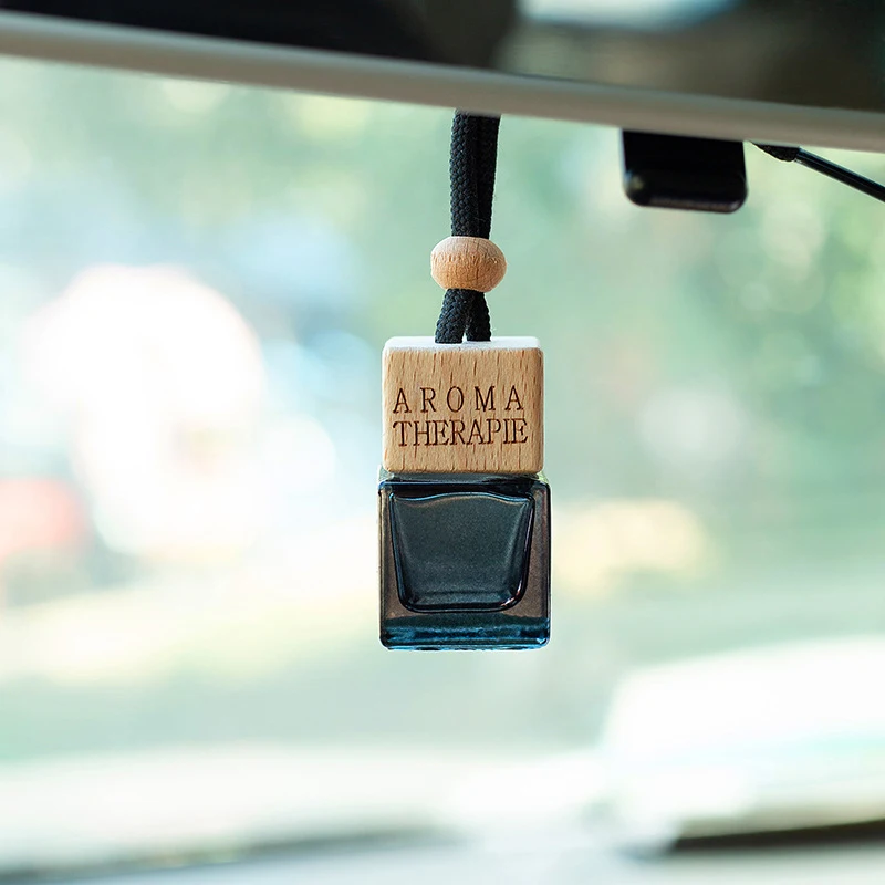 

1 шт. 8 мл освежитель воздуха для стайлинга автомобиля, освежитель воздуха для эфирных масел, пустая Квадратная бутылка, черный, прозрачный