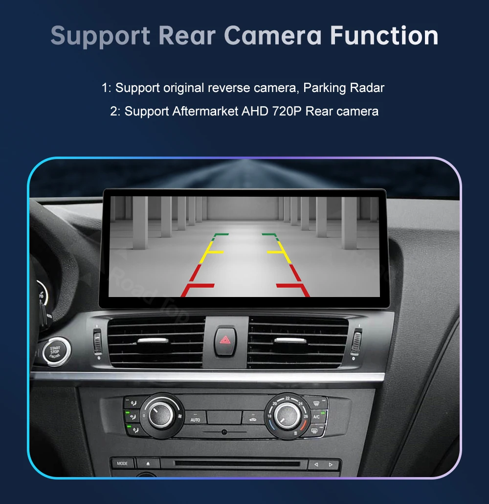 DE Multimedia-Display für BMW X3 X4 F25 F26 2011-2022 CIC NBT EVO Touchscreen Wireless Carplay Android Auto Navigation – Detail 16