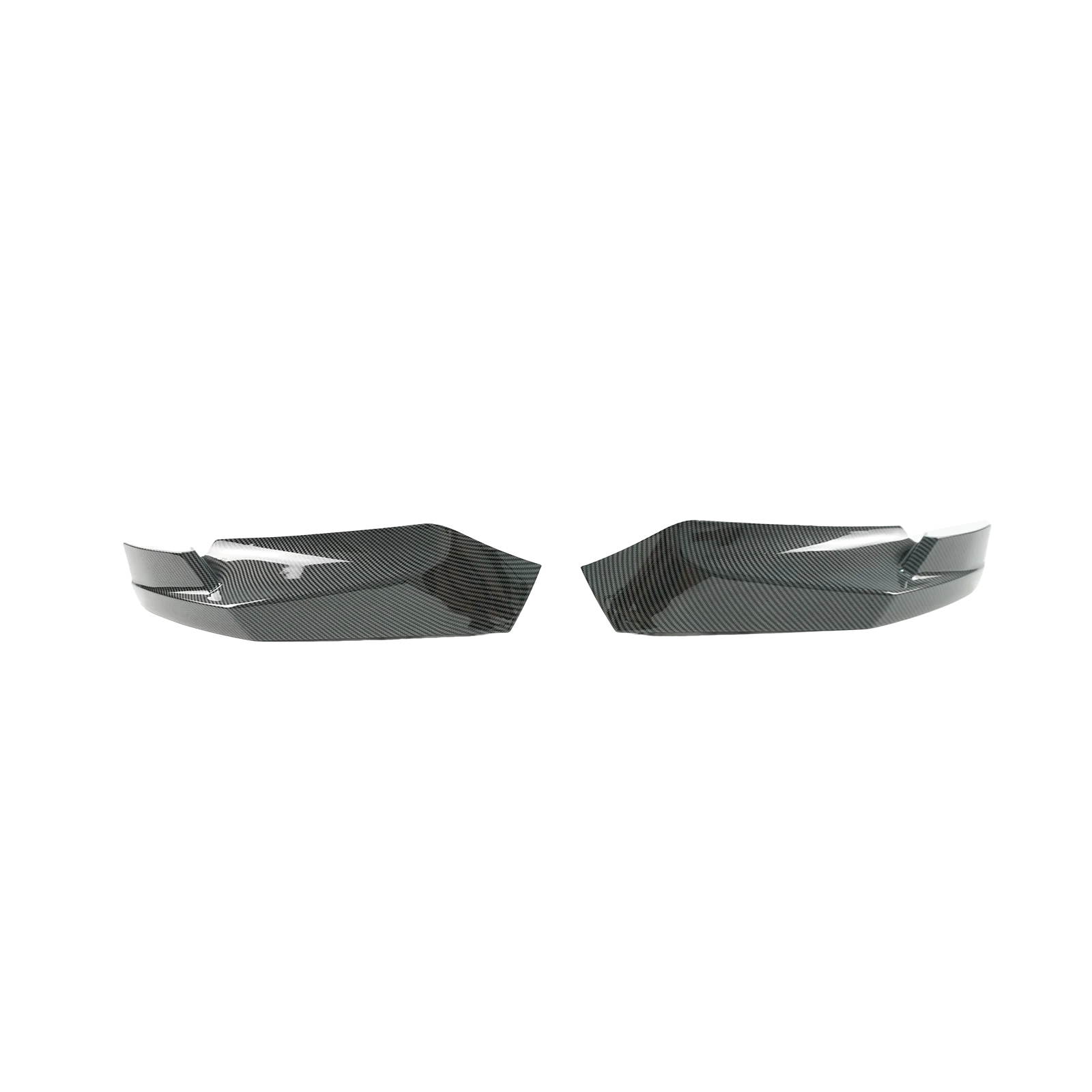 BMW G80 M3 G82 G83 2021-2025 광택 블랙/탄소 섬유 스타일 액세서리 용 자동차 앞 범퍼 립 디퓨저 스포일러 프로텍터