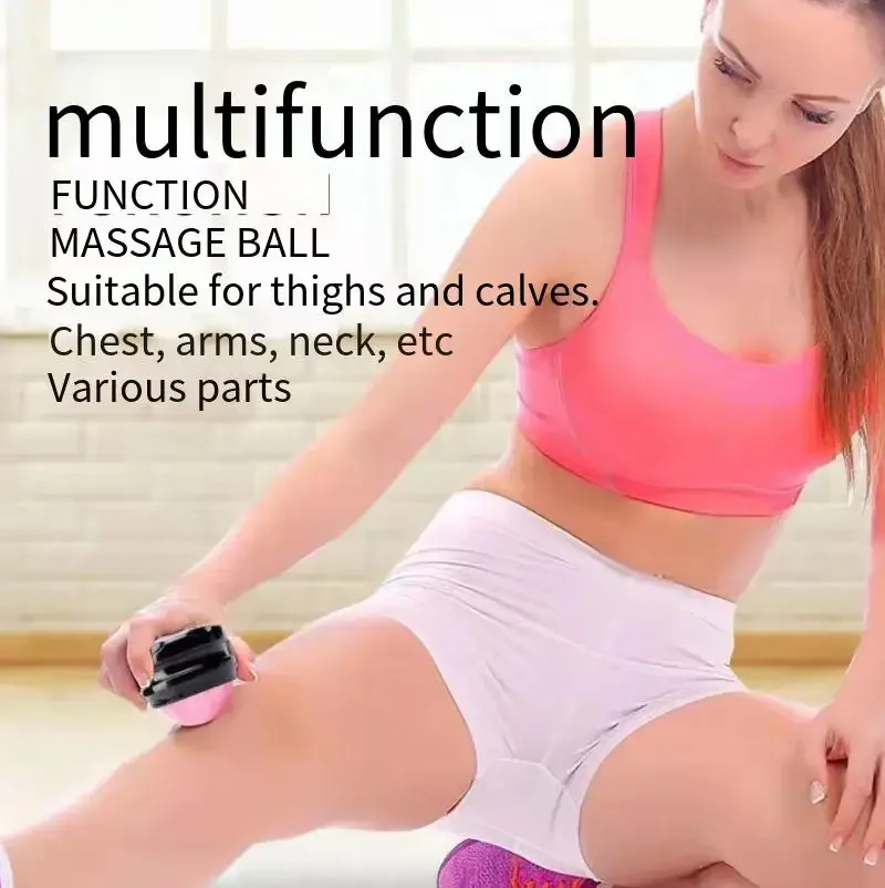 Mini Handheld Fitness Ball Massage Roller And Back Leg
