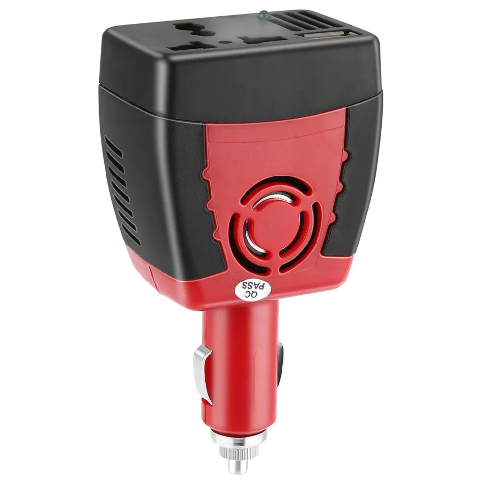 Car Inverter150w 12v Dc To 220v/110v Ac Cigarette Lighter Power Supply