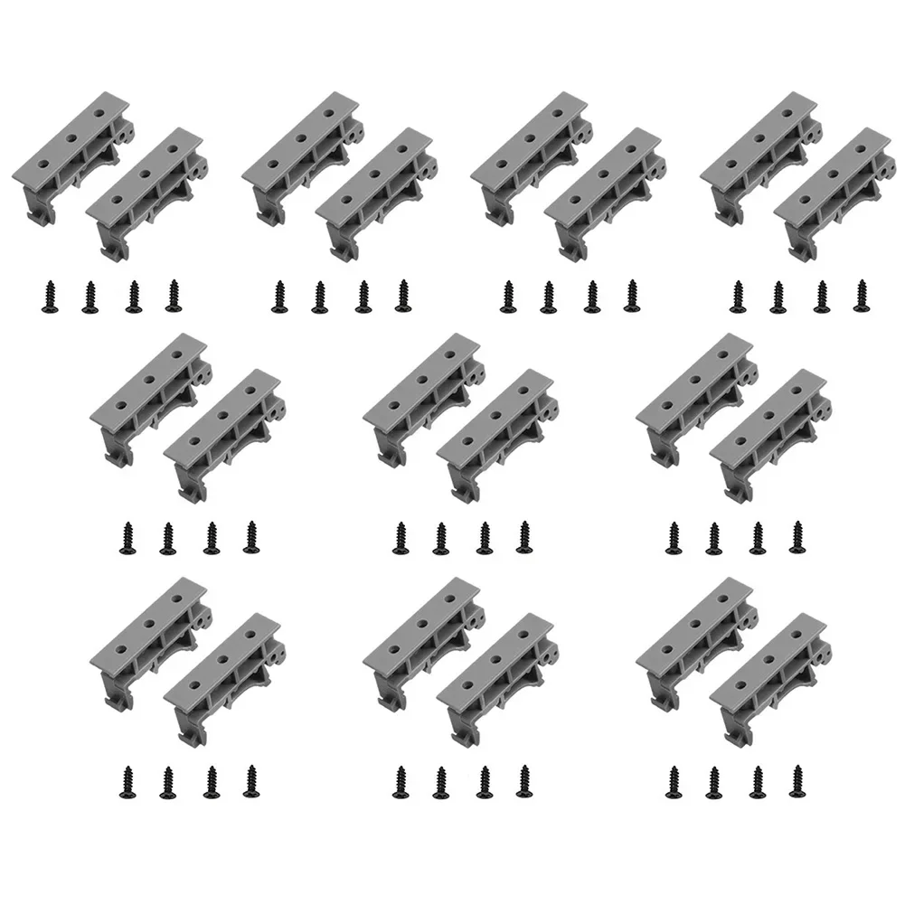 Pcb Circuit Board Brackets DIN Rail 35mm C45 Rail Mounting Clip PCB Mounting Bracket Din Rail Mounting Bracket