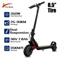 2025 New Mi-Z Electric Scooter Adults 350W 3 Gears Electric Scooter with Dual Shock Absorption Light Weight Foldable E-scooter