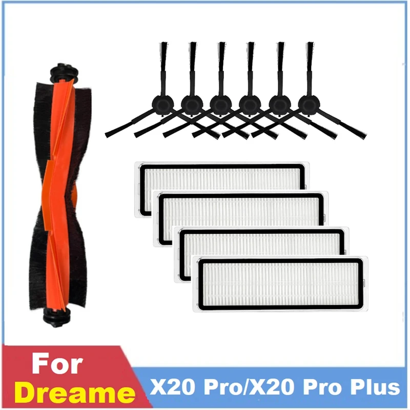 

11 шт., фильтр Hepa для Dreame X20 Pro/X20 Pro Plus Запчасти для робота-пылесоса
