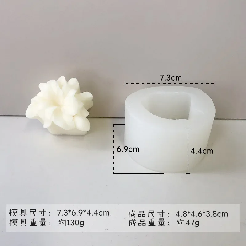 Moule à Savon En Silicone, Bouquet De Fleurs, Roses, Pivoine En Fleur, Bougie En Résine D'argile, HC0334