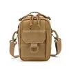Oblique Straddle Portable One Shoulder Oxford Cloth Men's Small Bag Multi Functional Portable Waistpack 1