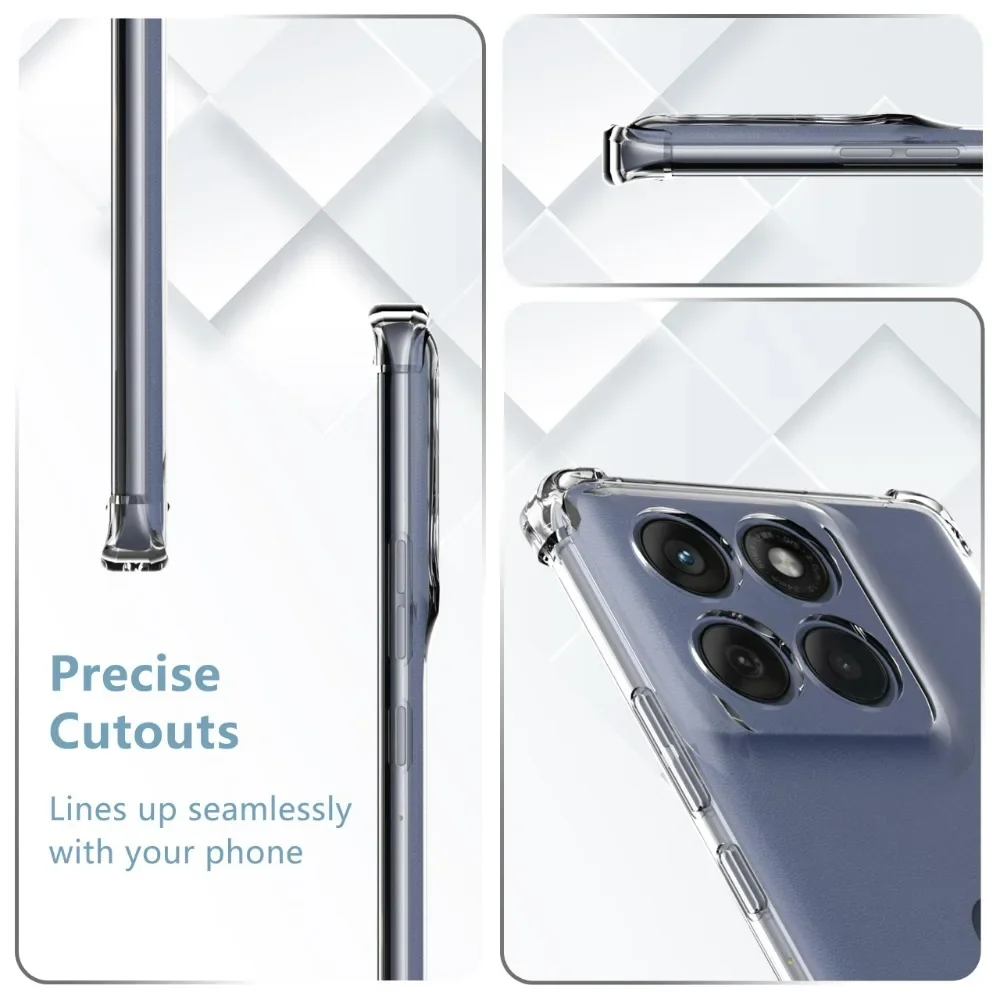 Transparent Protective Shock Bumper Soft TPU Silicone Case