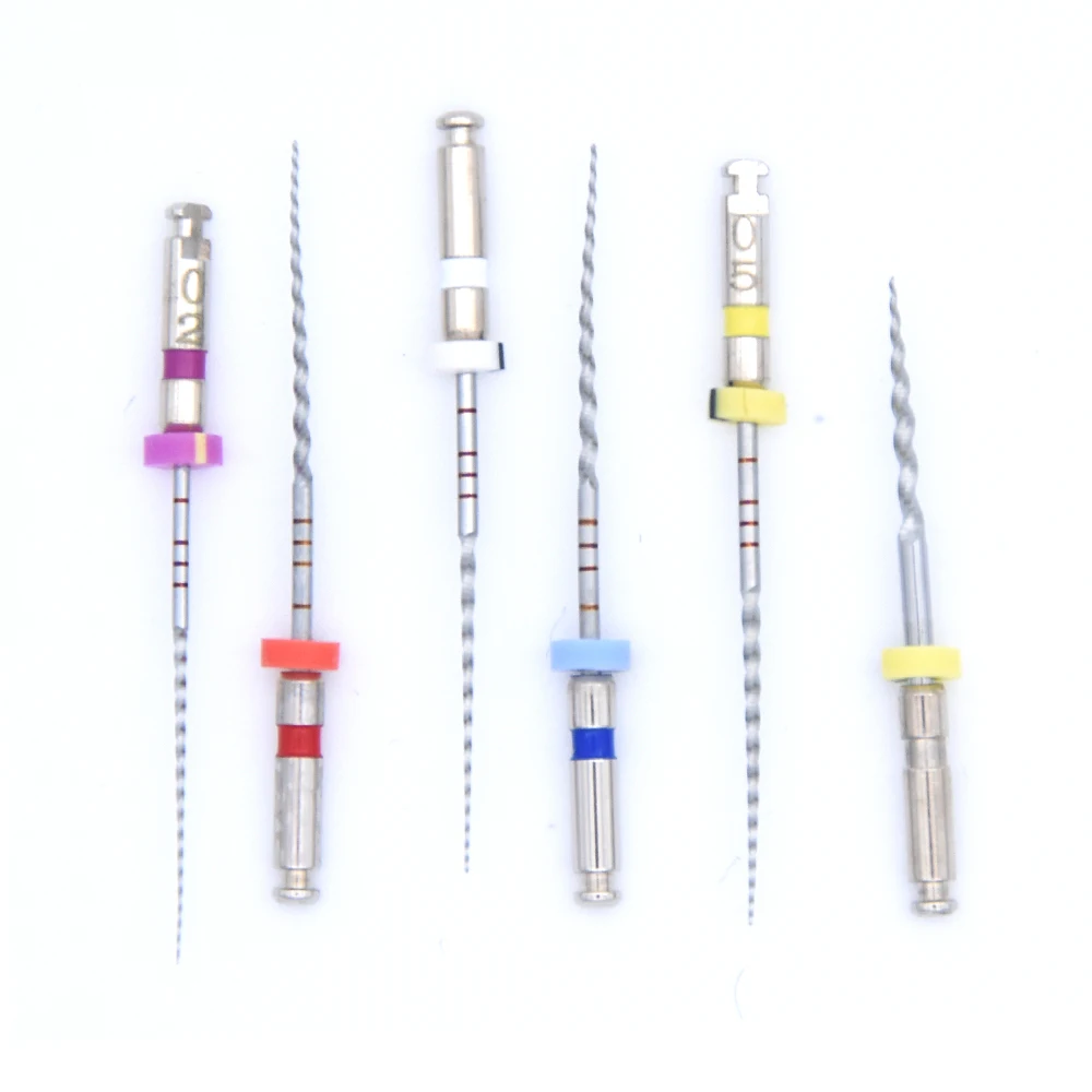 Dental Files SOCO PLUS File Plus Activated Root Canal Dentist Tools Endodontic Rotary 6Pcs/Box