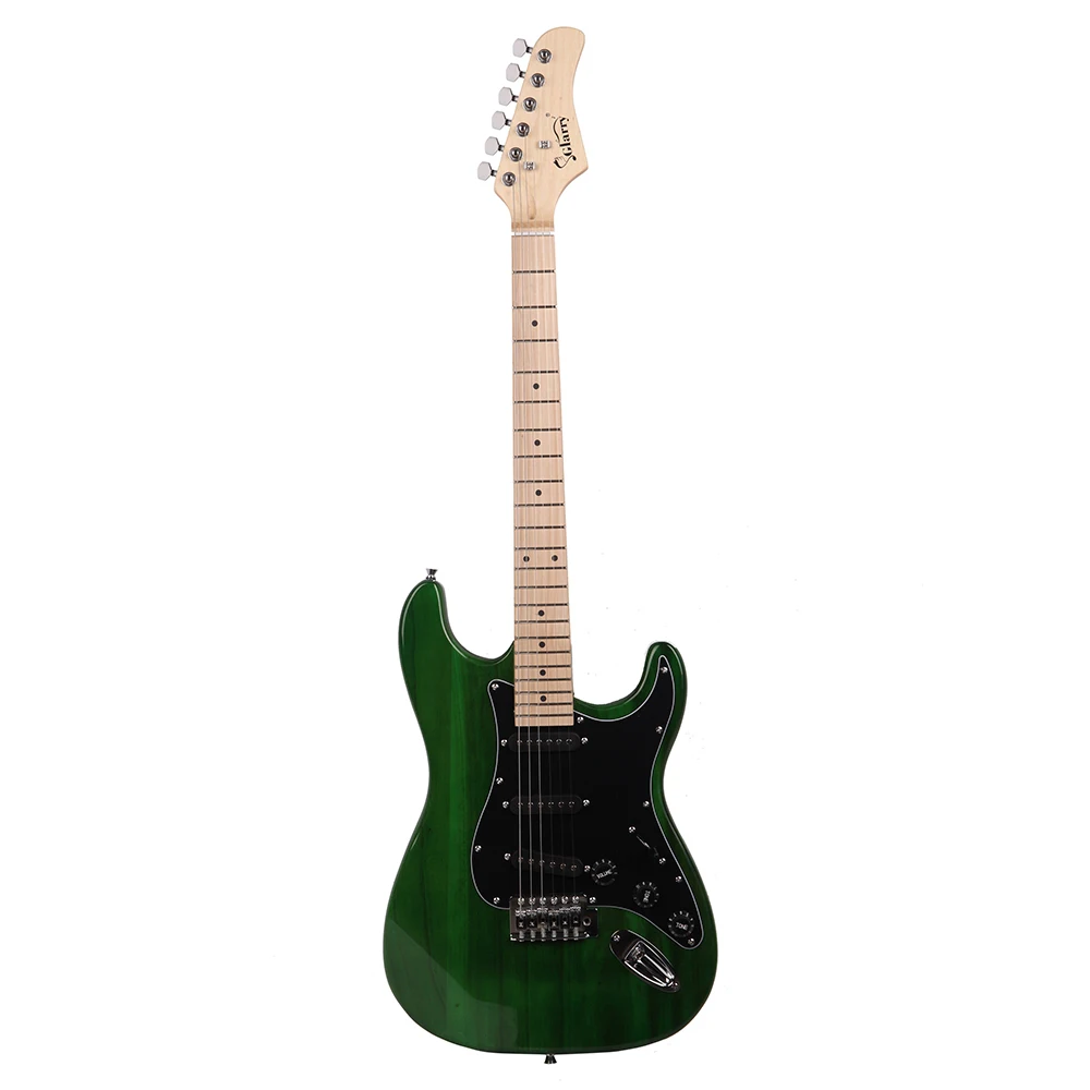 Glarry GST Electric Guitar Kit with Black Pickguard