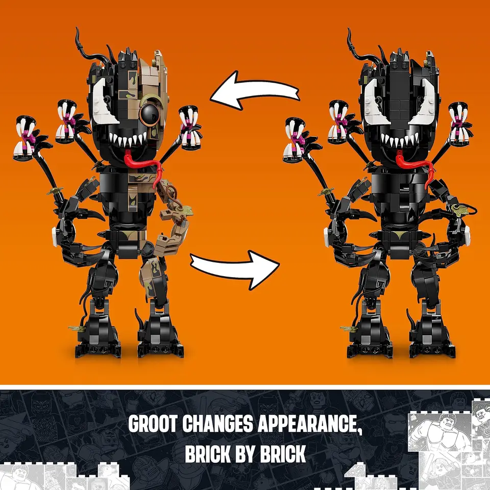 LEGO Marvel Venomized Groot Figure for Children's Kids Birthday