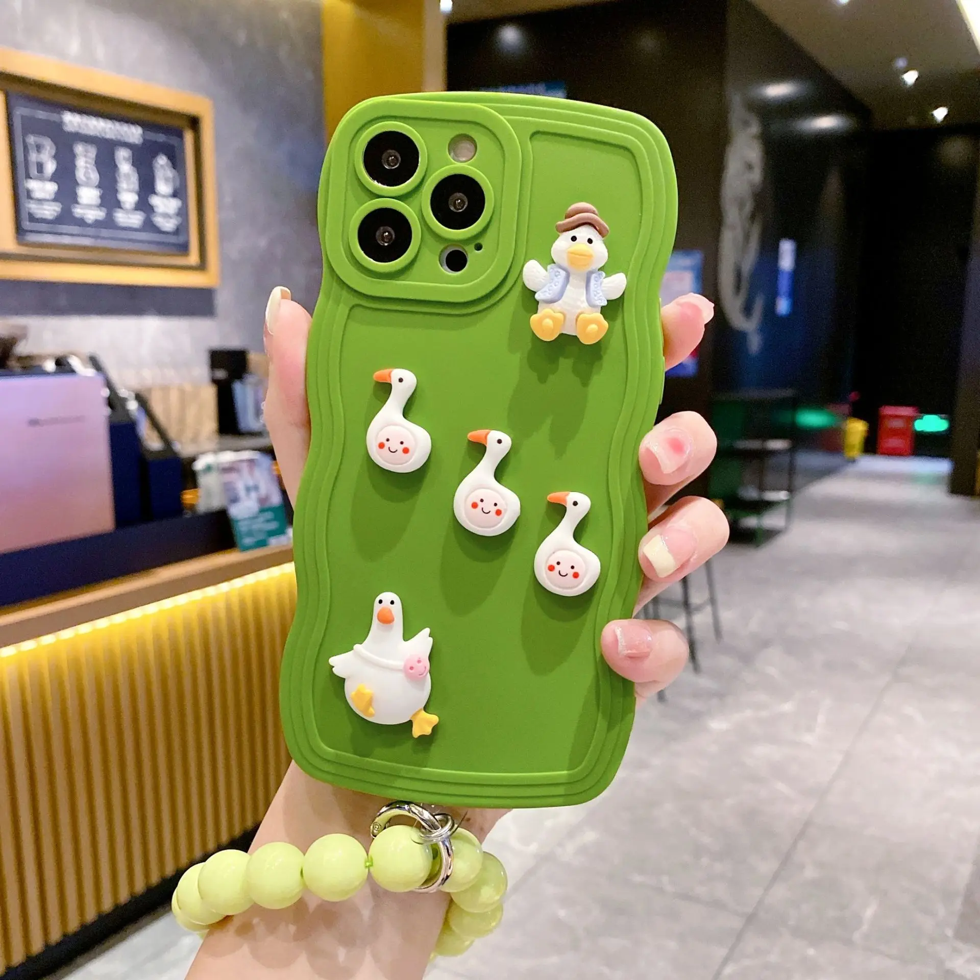 Cute 3d Duck Silicone Phone Case For Iphone Models_voghion.com