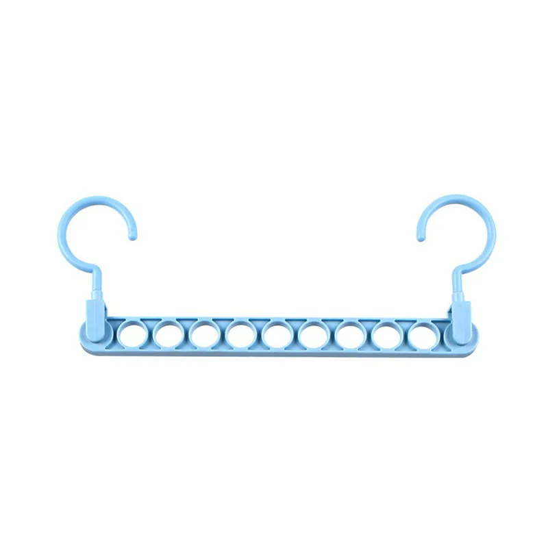 Nine-Hole Hanger Creative Multi-Functional Hanger Household Internet Popular Storage Artifact Non-Slip Drying Rack 6