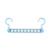 Nine-Hole Hanger Creative Multi-Functional Hanger Household Internet Popular Storage Artifact Non-Slip Drying Rack 6