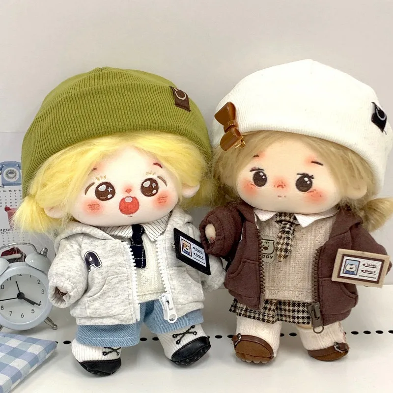 Cream Pineapple Bun 8-color Cotton Doll Thread Knitted Hat 10cm&20cm 3