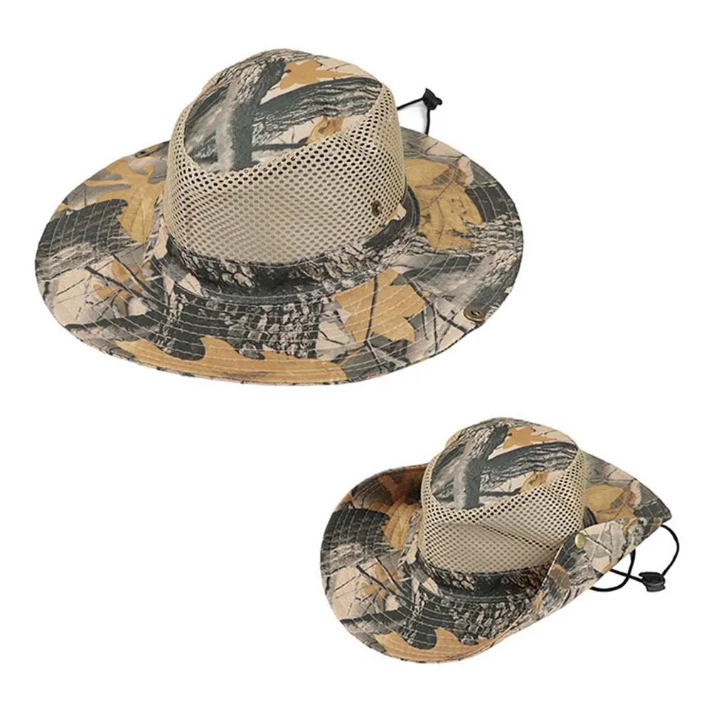 Outdoor Wide Brim Camouflage Sun Hat 6