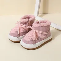 GT-CECD New Autumn/Winter Baby Boots Warm Plush Rubber Sole Toddler Kids Sneakers Infant Shoes Fashion Little Boys Girls Boots 2