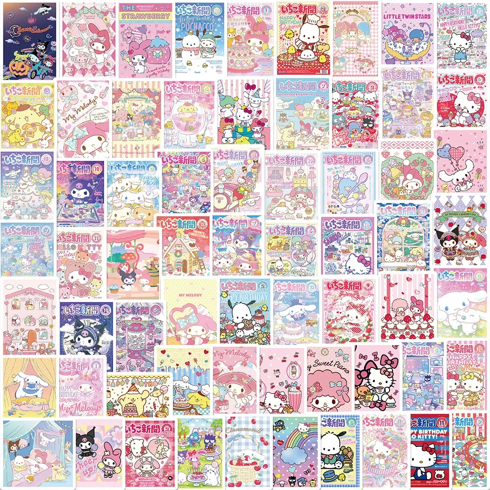 Sanrio Hello Kitty Sealing Labels Stickers Aesthetic