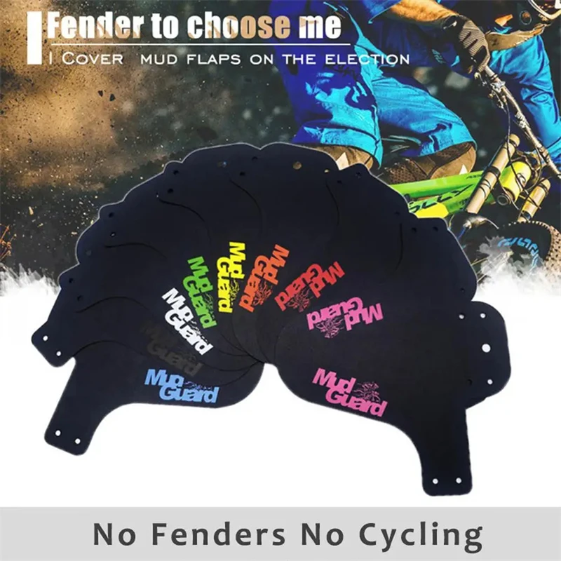 1Pcs Bicycle Fenders Engineering Plastics Colorful Front /Rear Bike Mudguard MTB Bike Wings Mud Guard Road Cycling Fix Gear