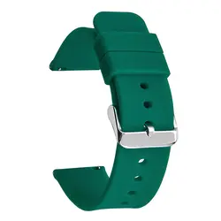 Versatile Quick Release Silicone Watch Band - Universal Strap - 22mm (Green)