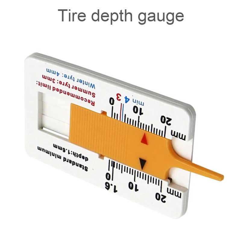 Thickness Gauges Auto Tyre Tread Depth Gauge Caliper Tire Wheel Measure Meter Detection Repair Tool for Car Motorcycle Trailer