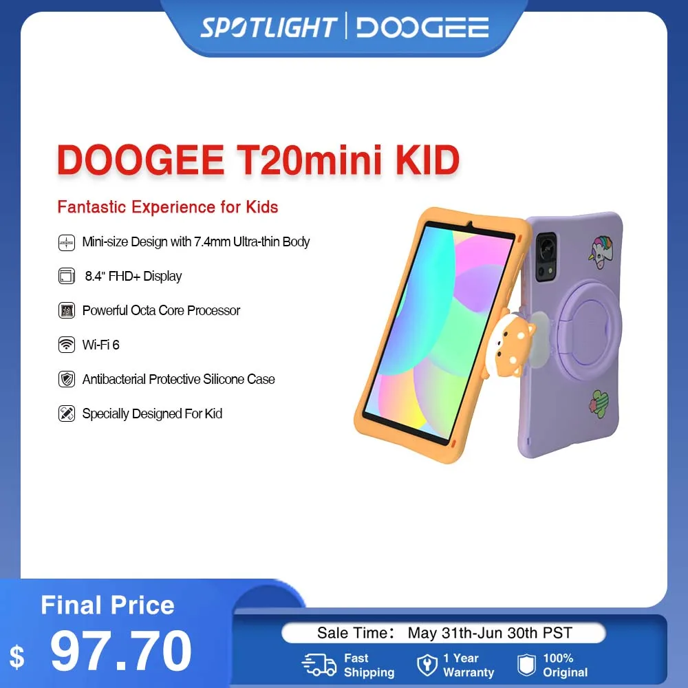 Детский планшет DOOGEE T20mini
