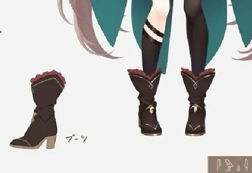 

Vtuber Hololive EN Nanashi Mumei shoes boots Cosplay