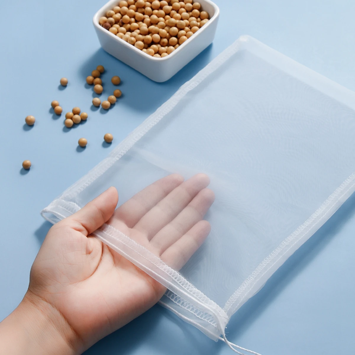 Lot 4 Sacs Filtre Lait Végétal Réutilisables Nylon Alimentaire 30x30 Cm - Pour Lait Noix Soja Avoine Jus Fromage Lot 4 Sacs Filtre Lait Végétal Réutilisables Nylon Alimentaire 30x30 Cm - Pour Lait Noix Soja Avoine Jus Fromage