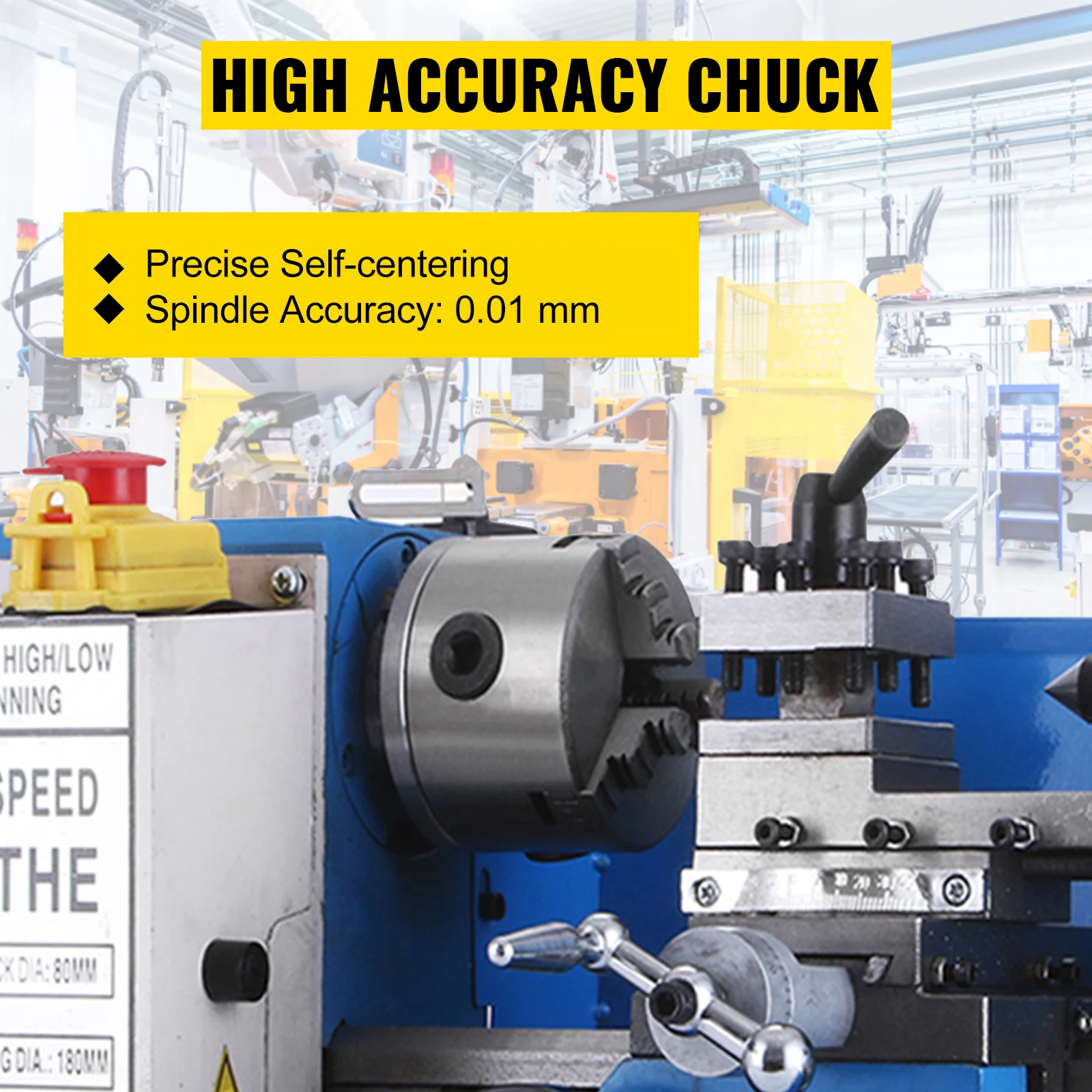 SucceBuy Mini Metal Lathe Machine 7