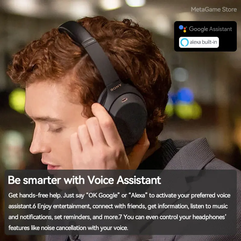 Sony Wh 1000xm4 Headphones With Google Assistant Built In Sony WH