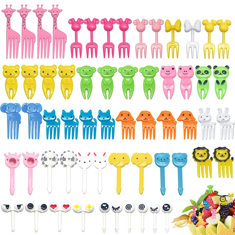 Fruit Fork Food Toothpicks for Kids Party Decoration Gift