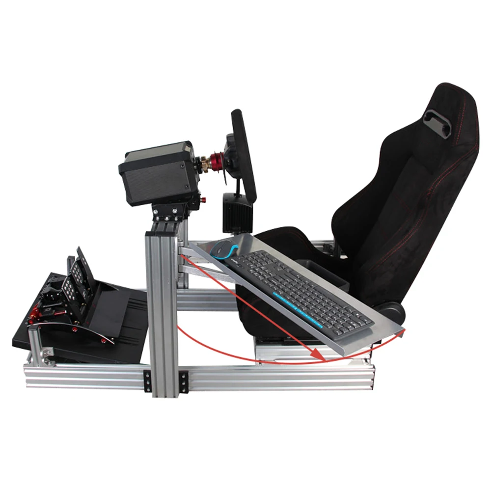 Simulatore di gioco Ps4 Ps5 Display di guida volante Chulovs Racing volante  Stand per G25 G27 G29