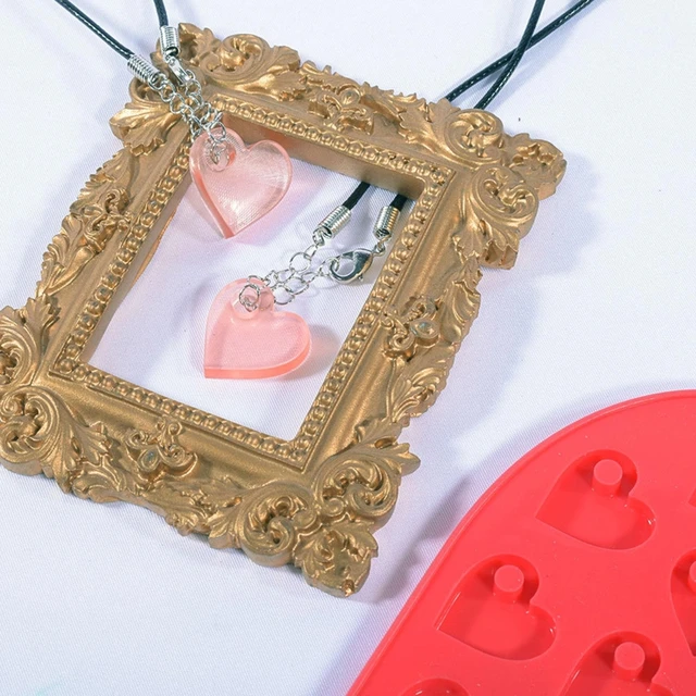 Silicone Mold Resin Epoxy Molds Jewelry Heart  Epoxy Resin Molds Keychains  - Resin - Aliexpress