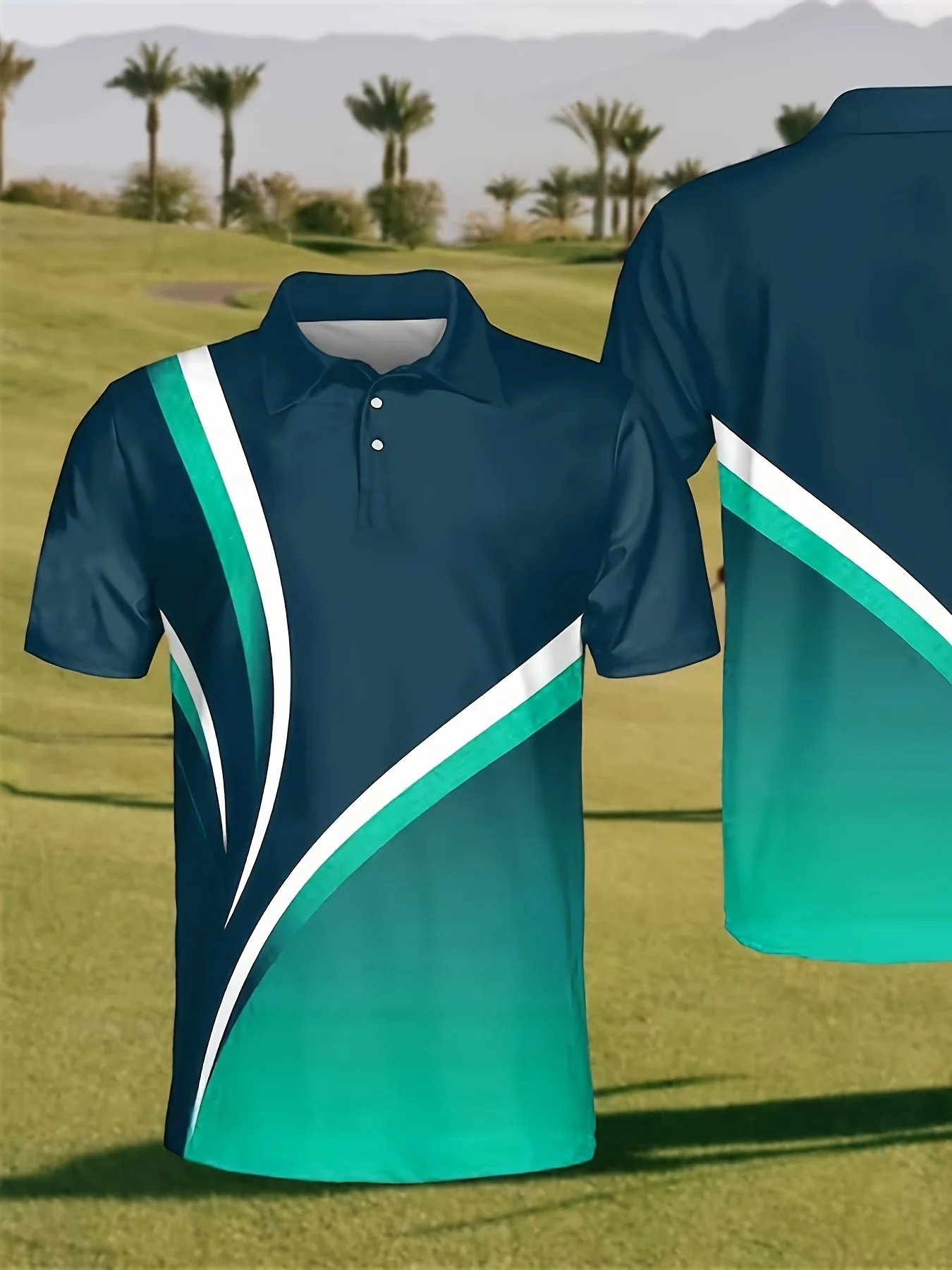 Summer T Shirts for Men 2024 Short Sleeve Men's Clothing Collar 3D Printing Plain Shirt Striped Polo Tees Fashion Pullover Tops 19 Sd68384e134ba43f98a20e108df425db3X