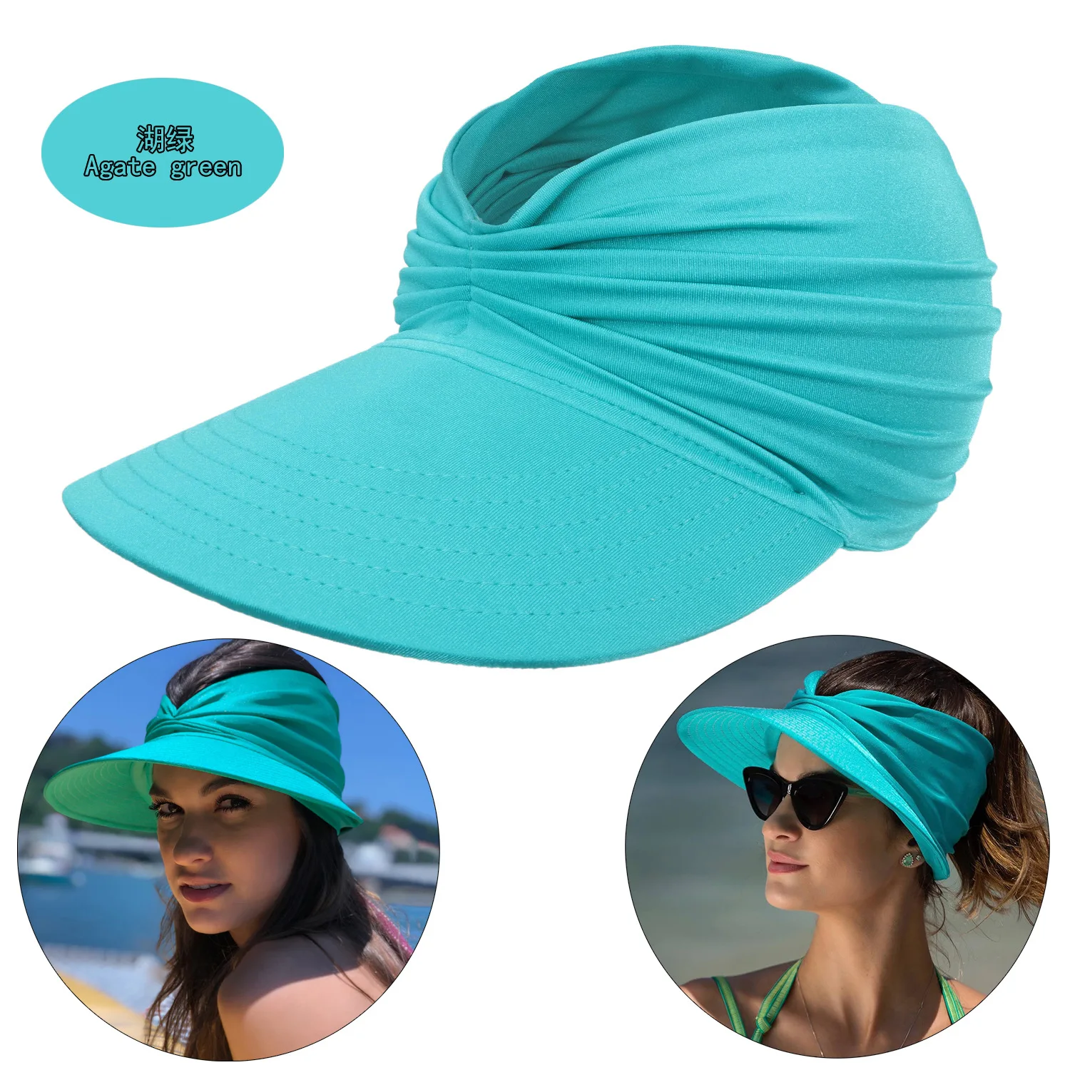 Chapeau de Paille Lubly - Capeline noire et crème par Nyls création