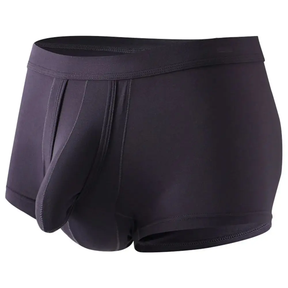 Men Underwear Separate Ball Pouch Boxer Trunks Breathable Comfort Soft  Sport Shorts Underpants Elephant Nose Peni Pouch - AliExpress