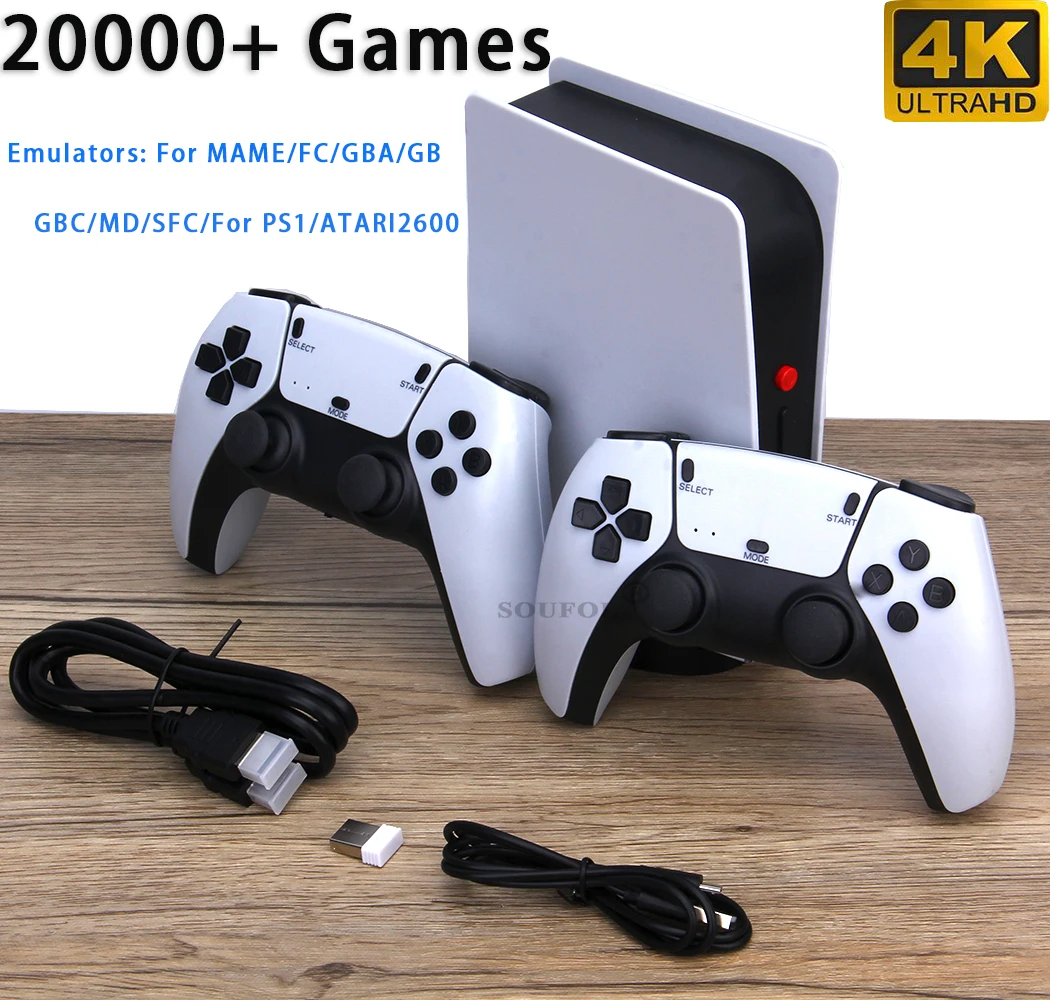 Dropshipping 4K M5 Video Game Console Double Wireless Controller for