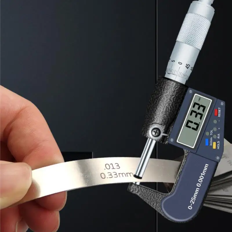 32 Feeler Gauge Metric Thickness Gauge Set Blade Gap Filler Tappet Valve Thickness Measurement Layout Tool Gages Metering