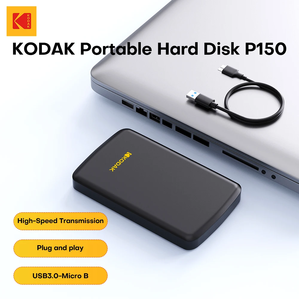 Disco Duro Externo USB 3.0 UnionSine 500GB-2TB - Para PC, Mac, PS4, PS5, Xbox
