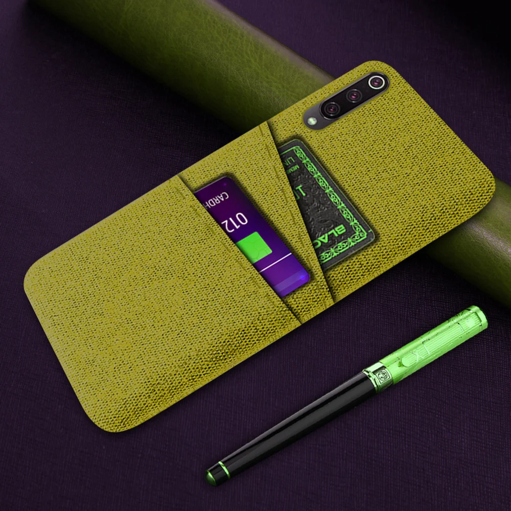 Custodia Per Carte Per Xiaomi Mi 9 Custodia Xiaomi Mi 9 Se Custodia Doppia In Tessuto Per Xiaomi Mi 9 Lite Coque Per Xiaomi Mi 9T Funda Mi 9Tpro
