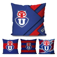 Chile U-University Club B Pillow Case Square Pillow Bedroom Sofa Leisure Comfort Cushion Car Living Room Home Decoration 40X40 1