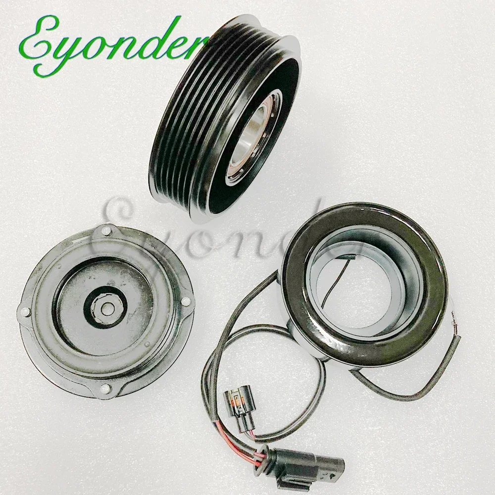 Air Conditioning Compressor Magnetic Clutch Pulley Kit For Bmw 