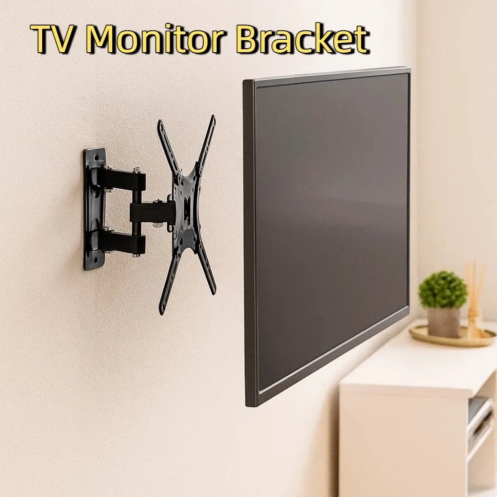 캔틸레버형 TV 모니터 브래킷, 회전 및 틸트 조절 가능 LCD LED 모니터 브래킷, 확장형 암, 헤비 듀티