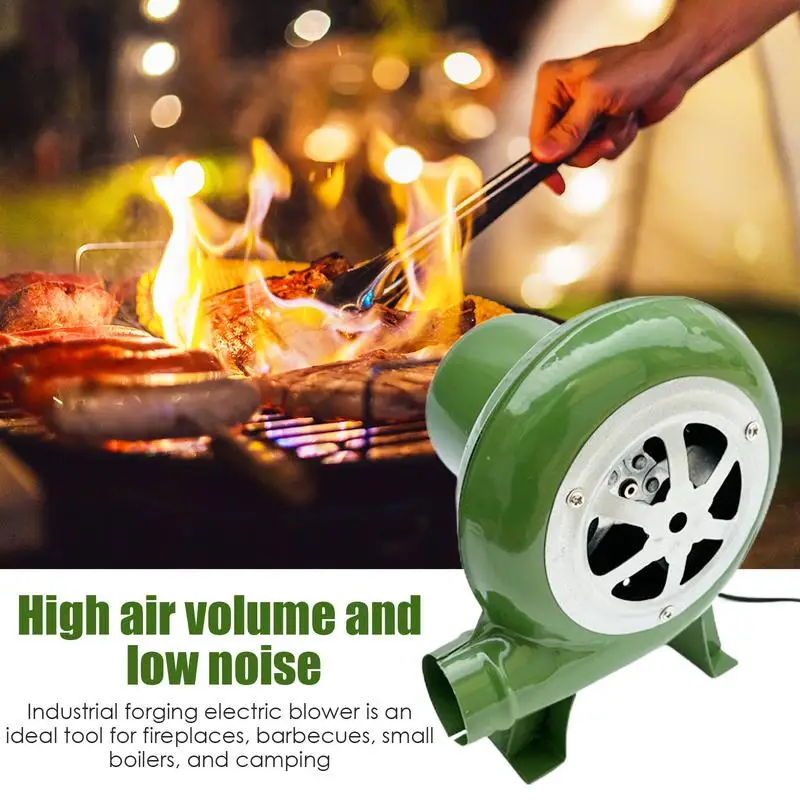 

BBQ Ac/DC Blower 12V Variable Speed Blower Exquisite Electric Blower Fan Blacksmith Forge Blower Multifunctional Sturdy