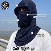 Summer Full Face Mask Balaclava ice Sun Protection Hat Face Mask Outdoor Hiking and Camping UV Protection Hat Neck Protection Ha 2