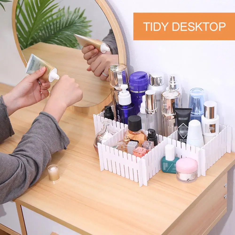 Drawer Divider Drawer Organizer 4Pcs DIY Adjustable For Underwear Socks