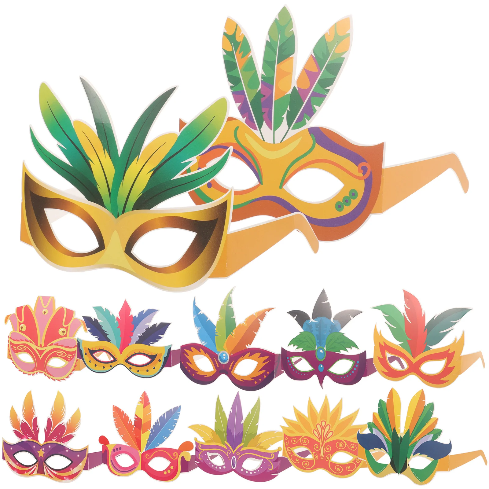 Paper Glasses Carnival Sunglasses Party Decorations Novelty Eyewear Creative Accessories Headwear Fashion Props 12 Pcs