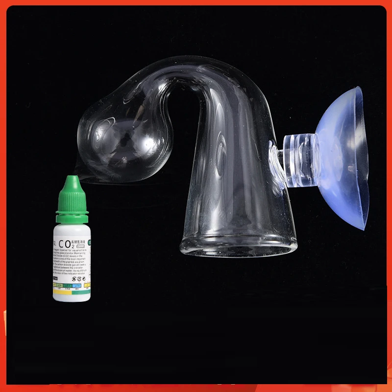 Senzeal CO2 Drop Checker Glass Aquarium Monitor CO2 Oman