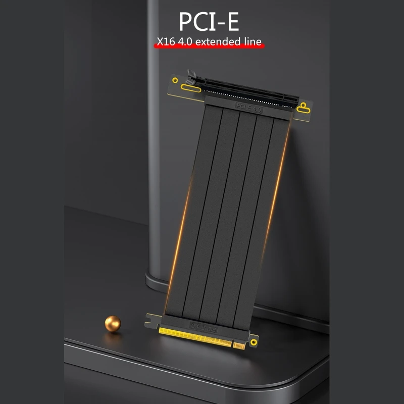 Pcie 4.0 16x Riser Cabo de Extensão da Placa Gráfica Pci Express Gpu Placa de Expansão Riser Extensor Protegido 1040cm